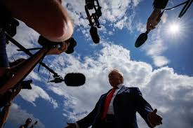 Trump walks out of NBC interview after challenge on election claims